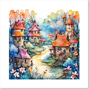 Cute fairyland fairytale magic place gift ideas Posters and Art